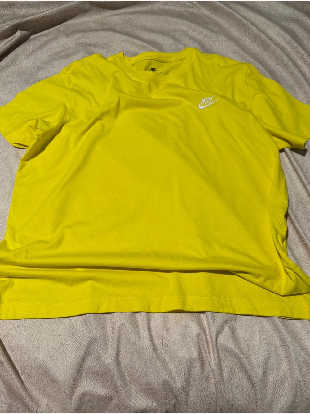 Nike Men’s Yellow Dri-FIT Crew T-Shirt